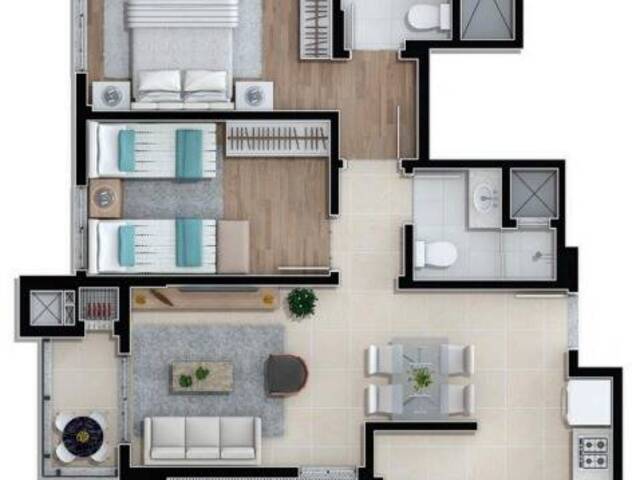 #227 - Apartamento para Venda em São José - SC